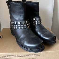 Frye Studded Harness Booties – Size 7.5 – Like New