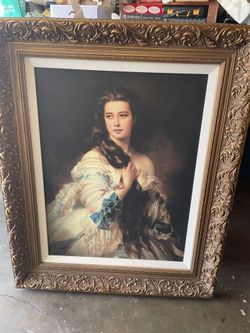 Ethan Allen Oil Painting- ( MADAME BARBE)
