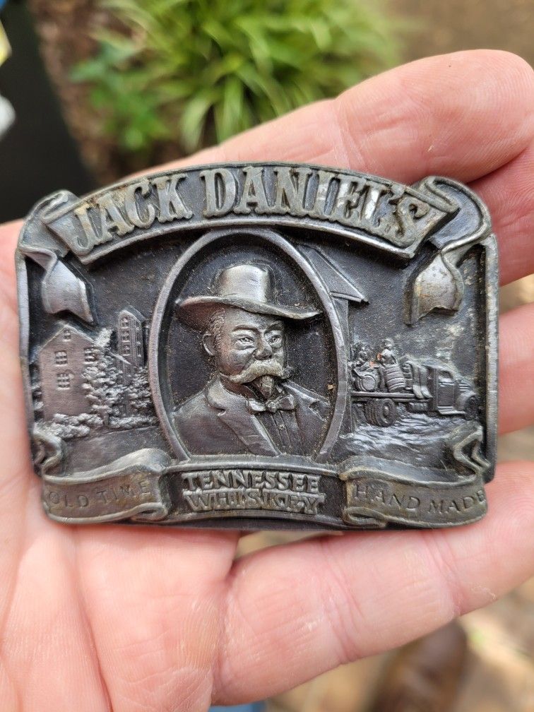 1989 Jack Daniels Belt Buckle Authentic 