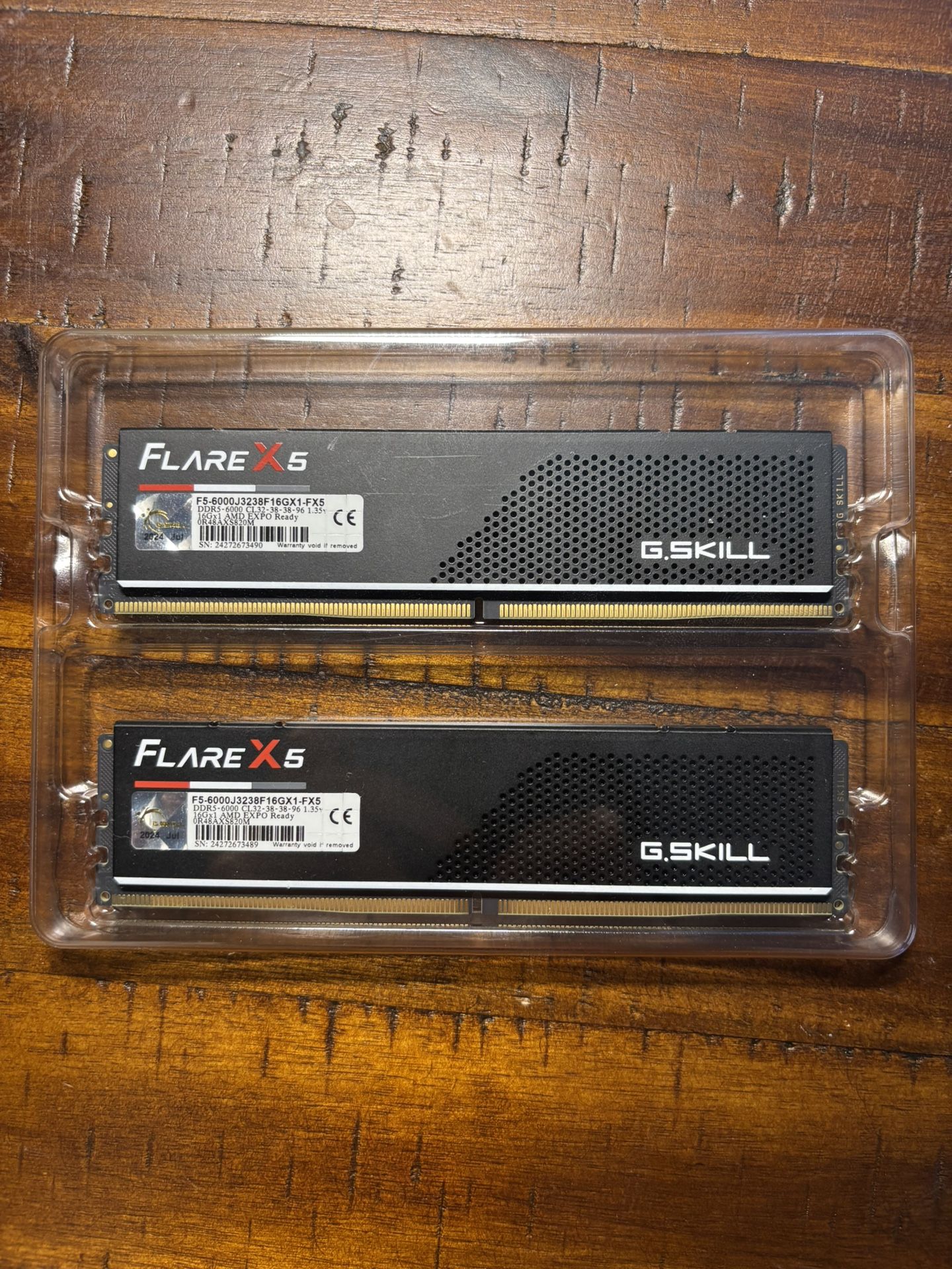 G.Skill flare X5 DDR5 32gb 6000 CL32