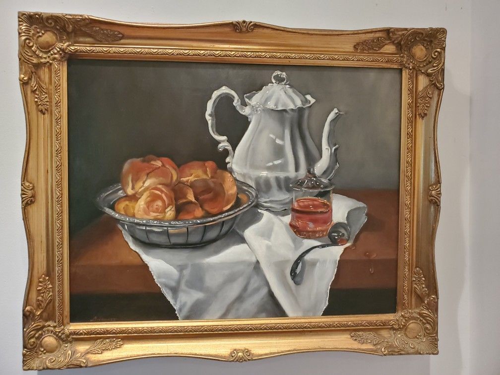 Framed Stil Life Painting