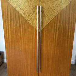 Italian Wood Entertainment Armoire - Lawrence Furniture 