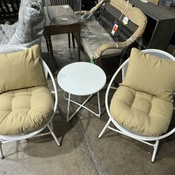 Patio Chair and Table Set