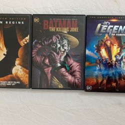 3 DC Movies/Series DVDs
