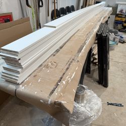 1/2”x5” (4,5” Actual) Square Baseboard 