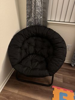 saucer foldable chair