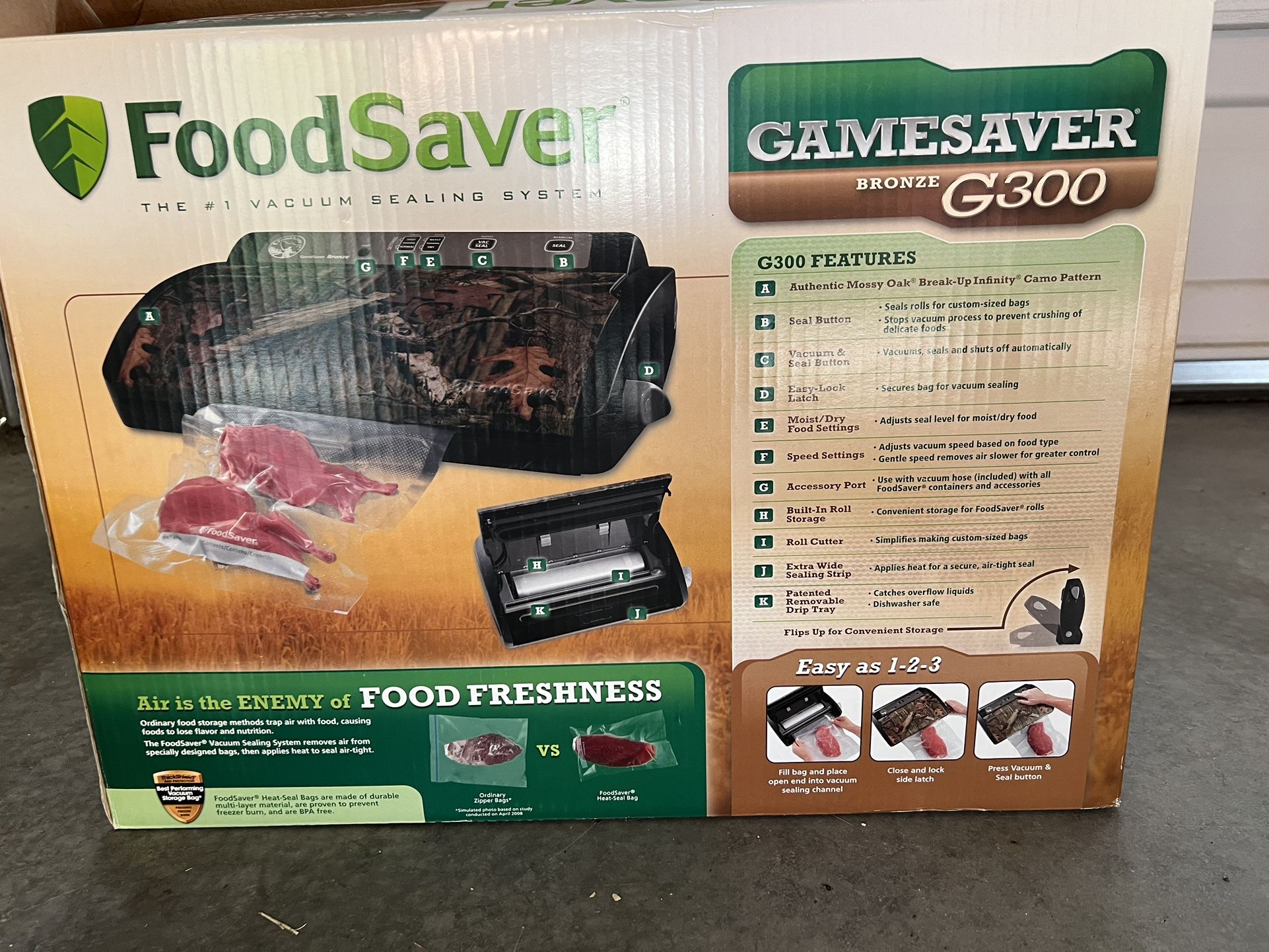 FoodSaver GAMESAVER Bronze G300