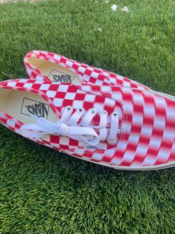 Red Checkered Vans