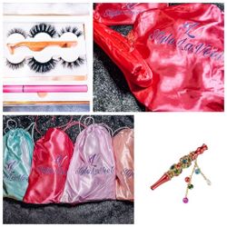 Instant Glam Bundle: Lashes, Curls, & Bling