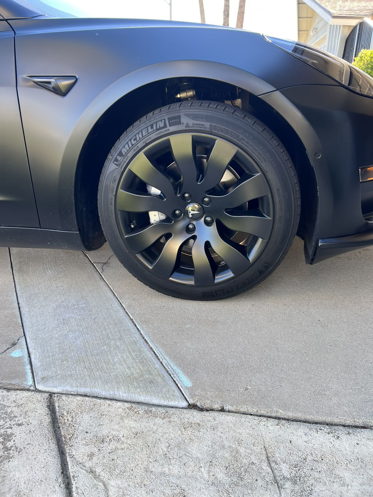 Like New Tesla Wheel Cover 2 Rims Extra Replacement 