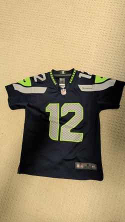 Nike Seattle Seahawks 12th Fan Jersey, Youth Small (Size 8)