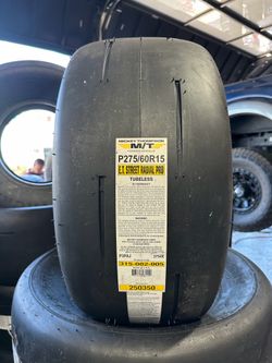 Radial drag tires available P275/60R15