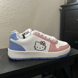 Hello Kitty & Friends By Sanrio Women's Black Casual Court Sneakers