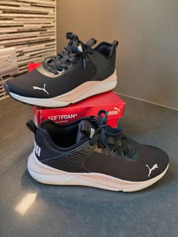 Women's PUMA PC Runner Athletic Shoes Size 10 Black Pink in BOX