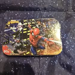 Spider-Man Puzzle In Tin Can 60 Pcs