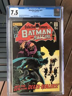 Detective Comics #411 (1971) CGC 7.5 — O/w To White Pages; 1st Talia Al Ghul