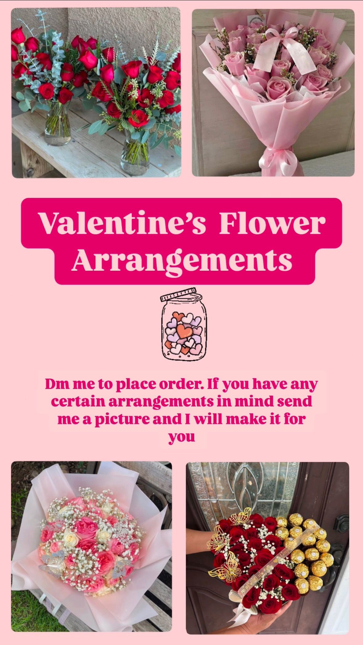 Valentine's Flower Arrangements