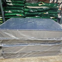 New Mattress, Boxprings And Metal Frame, All Sizes Available, Excellent Quality Low Prices. Twin Mattress At $99. Hablamos Español.