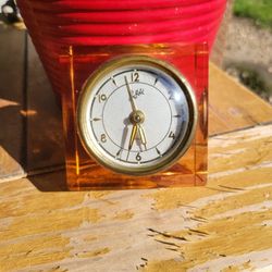 Antique Sheffield Wind Up Alarm Clock 1950-60s