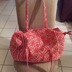 Real Vera Bradley Travel Tote Bag 
