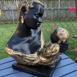 Mother And Child Statue