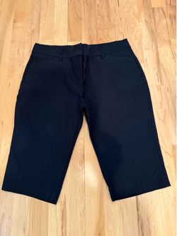 Woman’s black dress shorts