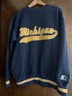 Michigan Wolverines Starter Sweater