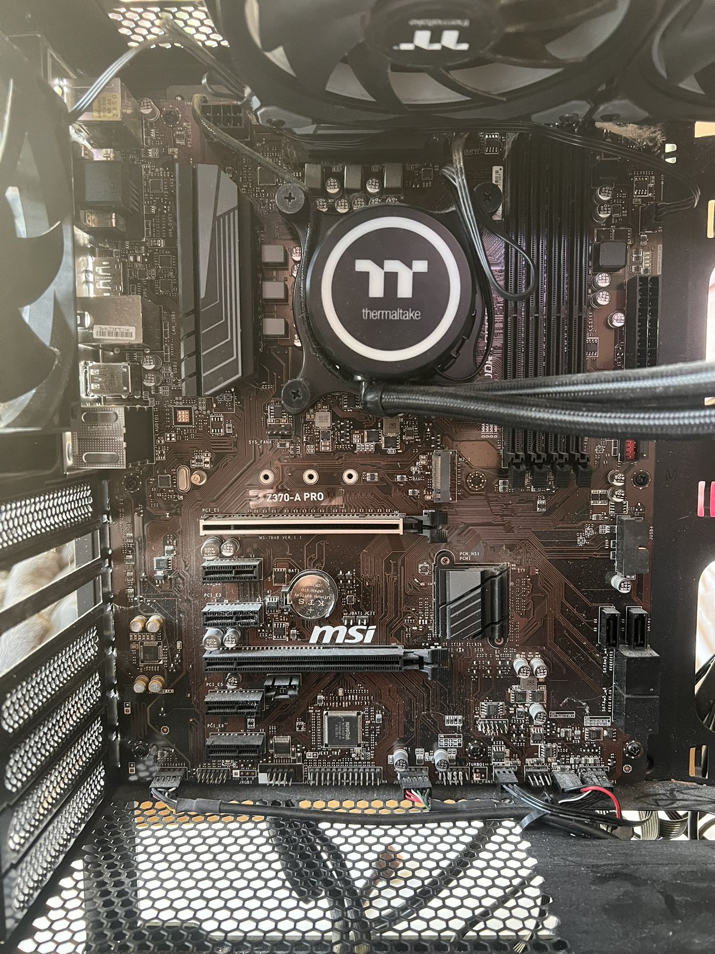 i7-8700 With Cooler And Msi Z370-A