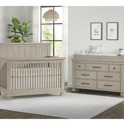 Matching Convertible Crib + Dresser