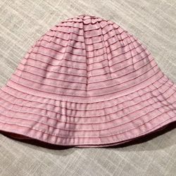 Grevi Firenze Made in Italy Pink Tier Sun Hat