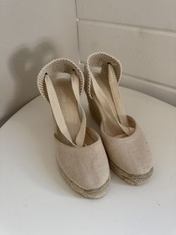 Soludos Wedge Lace-up Espadrille Sandal Size 6