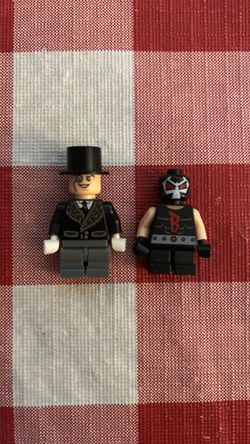 LEGO Batman Penguin and Bane Minifigures
