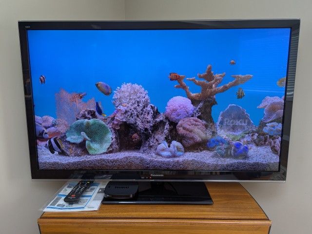 Panasonic 42 In. HDTV w/Roku Ultra Streaming