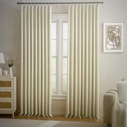 Pleated Room Darkening Curtain Panel