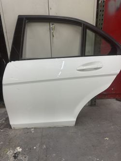 Mercedes C Class 08-14 Left Rear Door Assembly