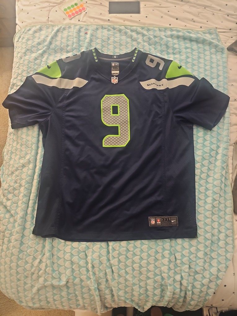 Kennith Walker III #9 Seahawks Jersey 3XL