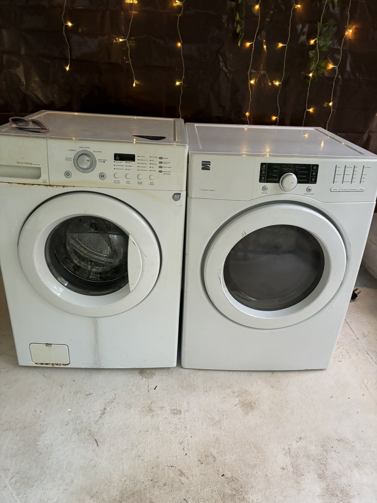 LG Washer And Kenmore Dryer For Sale $300