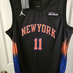 NY KNICKS JALEN BRUNSON #11 BLACK JERSEY 