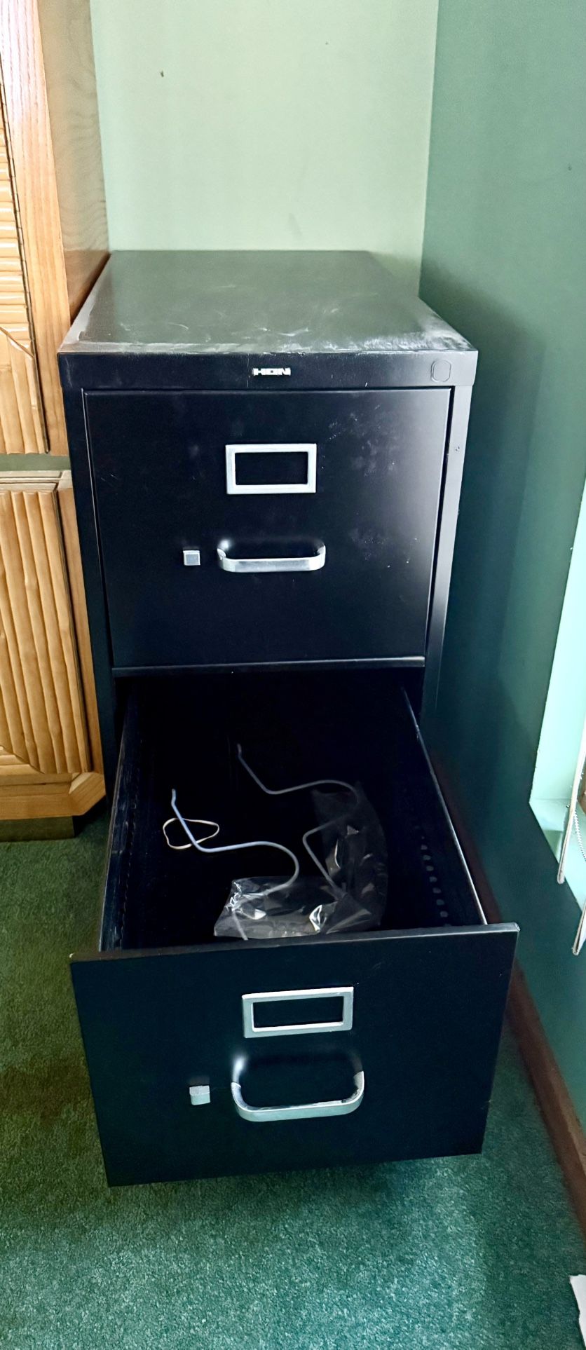 2 Drawer Metal File Cabinet