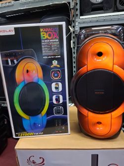 Powerful Bluetooth trolley karaoke 🎤 party speaker by iphienix.