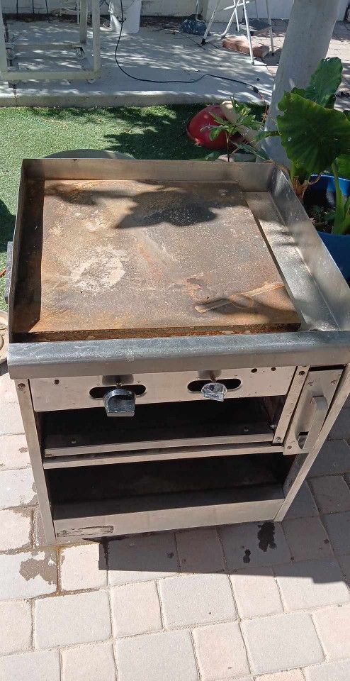 Plancha Industrial De Gas Natural