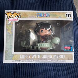 Funko Pop Luffy with Going Merry exclusive