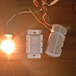 Lutron Caseta Fan Speed Control & Light Dimmer Switch Kit – Wireless Module – White