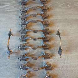 Vintage Copper Cabinet Handles