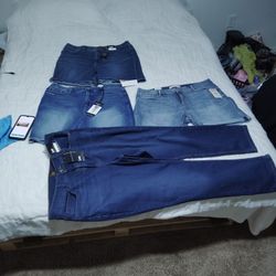 Women's Jeans Shorts Brand New 16 M  ,14 ,16m