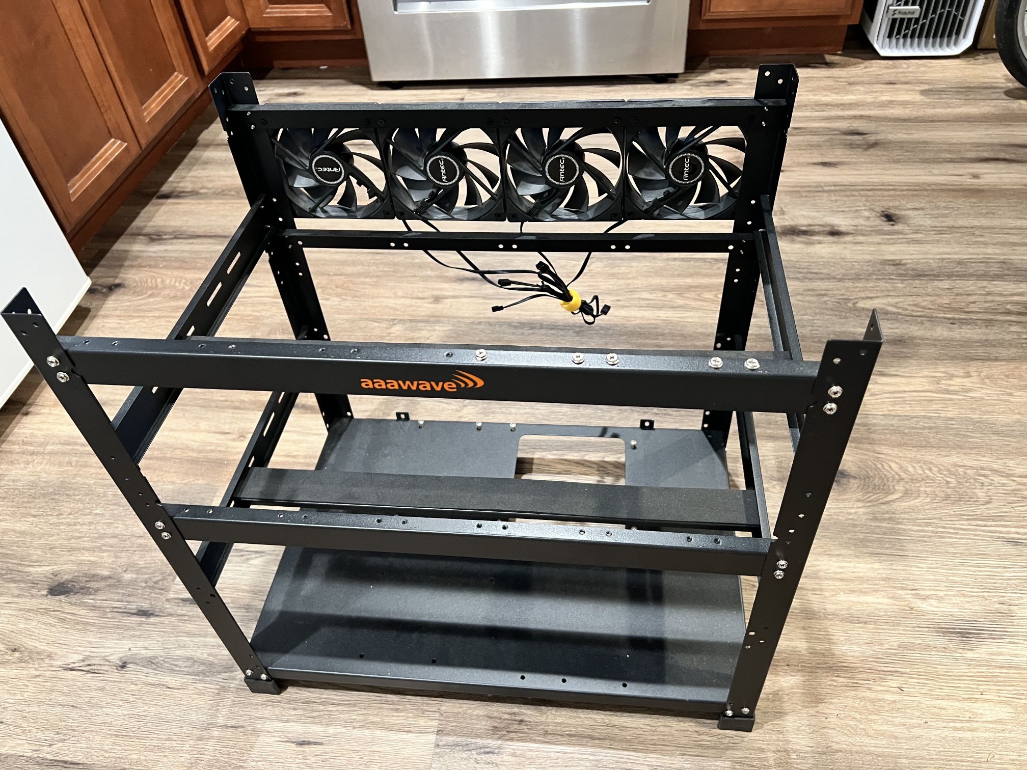 Bitcoin | Crypto Mining Frame & Wiring