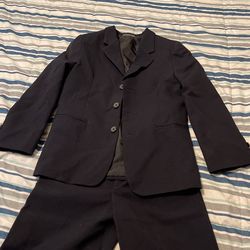 Boys Navy Suit Size 7