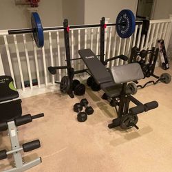 HOME GYM EQUIPMENT SET