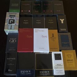Colognes / perfumes