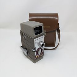 Vintage Bell & Howell Model 252 | 8mm Movie Camera with Case (untested)